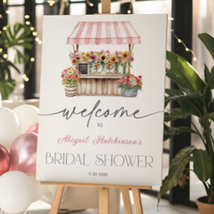 Fresh off the Market Bridal Shower -  16x20  Foam Board