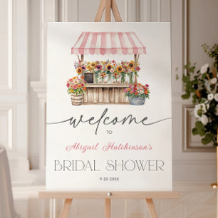 Fresh off the Market Bridal Shower -  18x24  Foam Board