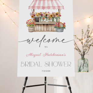 Fresh off the Market Bridal Shower -  24x36 Foam Board