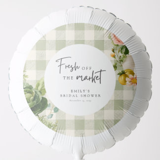 Fresh Off The Market Bridal Shower Balloon