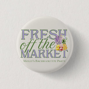 Fresh Off the Market Bridal Shower Button