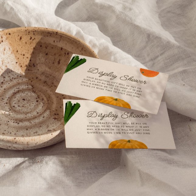 Fresh Off The Market Bridal Shower Enclosure Card (Creator Uploaded)