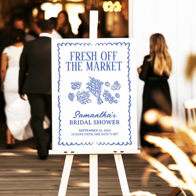 Fresh Off The Market Bridal Shower, Farmers Market Foam Board (Creator Uploaded)