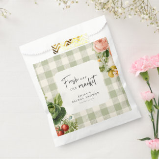 Fresh Off The Market Bridal Shower Favor Bag