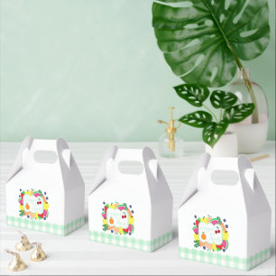 Fresh Off The Market Bridal Shower Favor Boxes