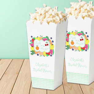 Fresh Off The Market Bridal Shower Favor Boxes