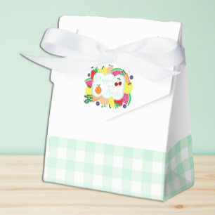 Fresh Off The Market Bridal Shower Favor Boxes
