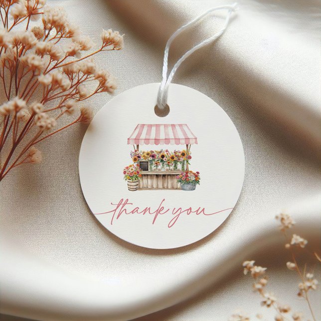 Fresh off the Market Bridal Shower Favor Tags (Fresh off the Market Bridal Shower Favor Tags)