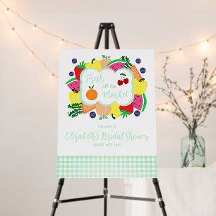 Fresh Off The Market Bridal Shower Foam Board