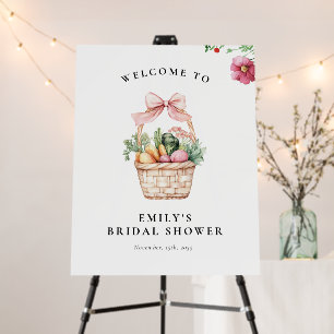 Fresh Off The Market Bridal Shower Foam Board