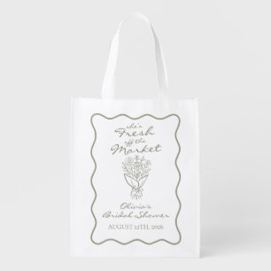 Fresh off the Market Bridal Shower Grocery Bag