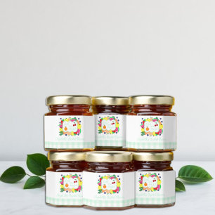 Fresh Off The Market Bridal Shower Honey Jar Favors