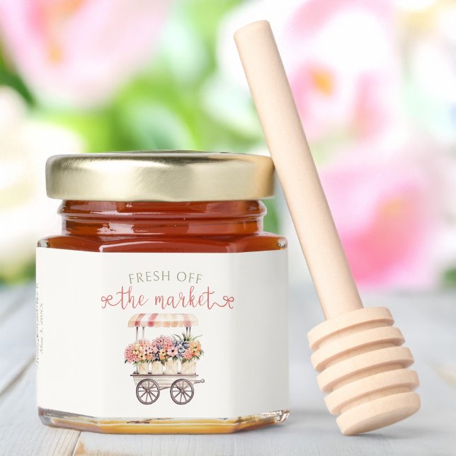 Fresh Off The Market Bridal Shower Honey Jar Favors (Creator Uploaded)