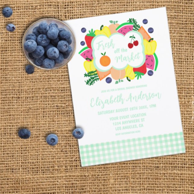 Fresh Off The Market Bridal Shower Invitation (Creator Uploaded)