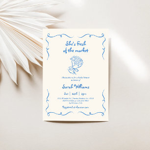 Fresh off the Market Bridal Shower Invitation