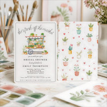 Fresh Off The Market Bridal Shower Invitation