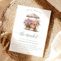 Fresh off the Market Bridal Shower Invitation