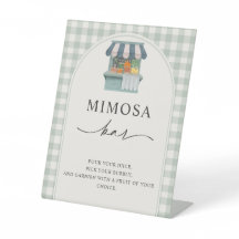 Fresh Off the Market Bridal Shower Mimosa Bar