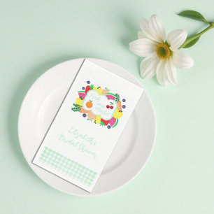 Fresh Off The Market Bridal Shower Paper Guest Towels