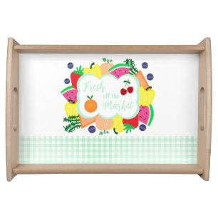 Fresh Off The Market Bridal Shower Serving Tray