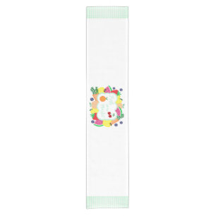 Fresh Off The Market Bridal Shower Short Table Runner
