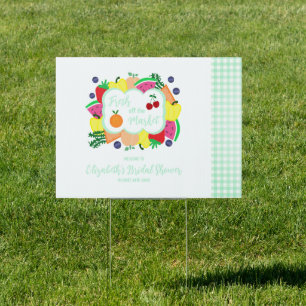 Fresh Off The Market Bridal Shower Sign