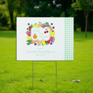 Fresh Off The Market Bridal Shower Sign