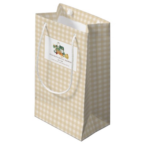 Fresh Off The Market Bridal Shower  Small Gift Bag