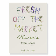 Fresh Off the market Bridal Shower Welcome