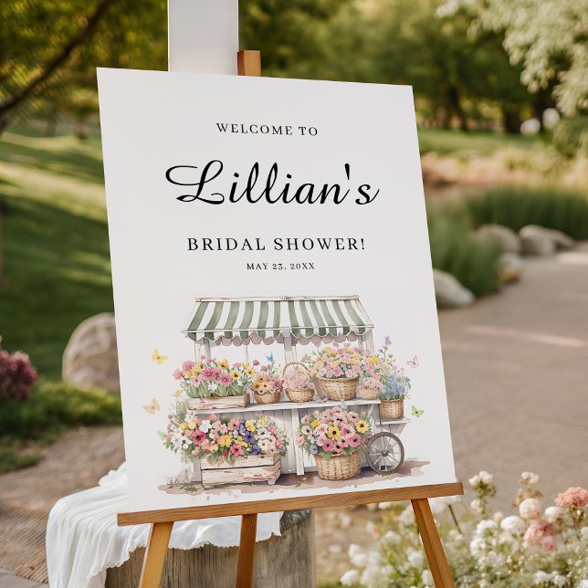 Fresh Off The Market Bridal Shower Welcome Foam Board (Creator Uploaded)