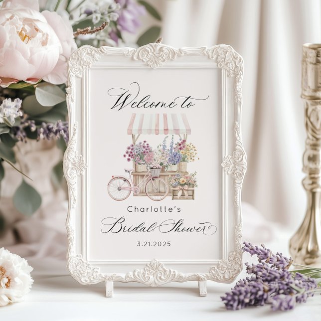 Fresh Off the market Bridal shower Welcome Poster (Creator Uploaded)