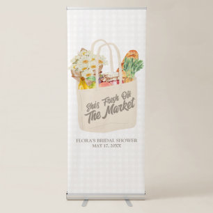 Fresh Off the Market Bridal Shower Welcome Sign
