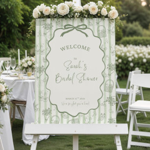 Fresh Off The Market Bridal Shower Welcome Sign