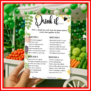 Fresh Off The Market Drink If Bridal Shower Game