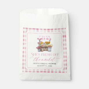 Fresh Off The Market Farmers Market Bridal Shower Favor Bag