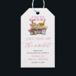 Fresh Off The Market Farmers Market Bridal Shower Gift Tags<br><div class="desc">Fresh Off The Market and full of charm! 🛒💐 These adorable bridal shower gift tags are the perfect finishing touch for your farmers market–themed celebration. Featuring sweet pink wildflowers and rustic details, they’re ideal for attaching to favors, baskets, or bridal shower gifts. 🌸🍓 Add a touch of fresh-picked love to...</div>