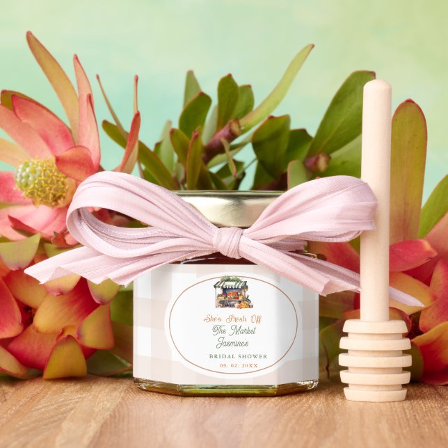 Fresh Off The Market Farmers Market Bridal Shower  Honey Jar Favors (Insitu (Wedding))