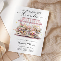 Fresh Off The Market Farmers Market Bridal Shower