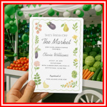 Fresh Off The Market Farmers Market Bridal Shower