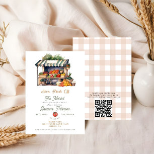 Fresh Off The Market Farmers Market Bridal Shower Invitation