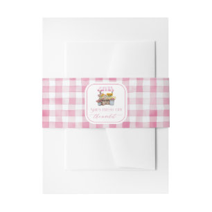 Fresh Off The Market Farmers Market Bridal Shower Invitation Belly Band