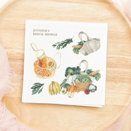 Fresh Off The Market Farmers Market Party Napkins