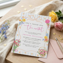 Fresh off the Market Floral Bridal Shower 