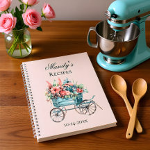Fresh off the Market Floral Cart Bridal Recipe
