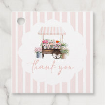 Fresh off the Market Flower Cart Bridal Shower