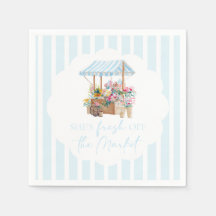 Fresh off the Market Flower Cart Bridal Shower