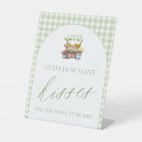 Fresh Off The Market Guess How Many Kisses Sign