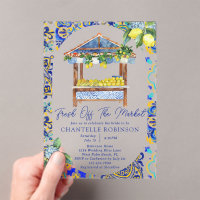 Fresh Off The Market Italian Lemon Bridal Shower