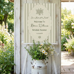 Fresh off the Market Sage Green Bridal Shower Foam Board