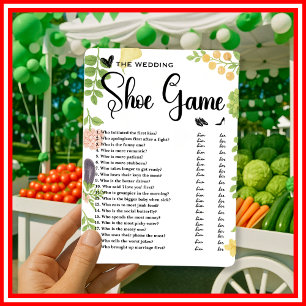 Fresh Off The Market Wedding Shoe Game